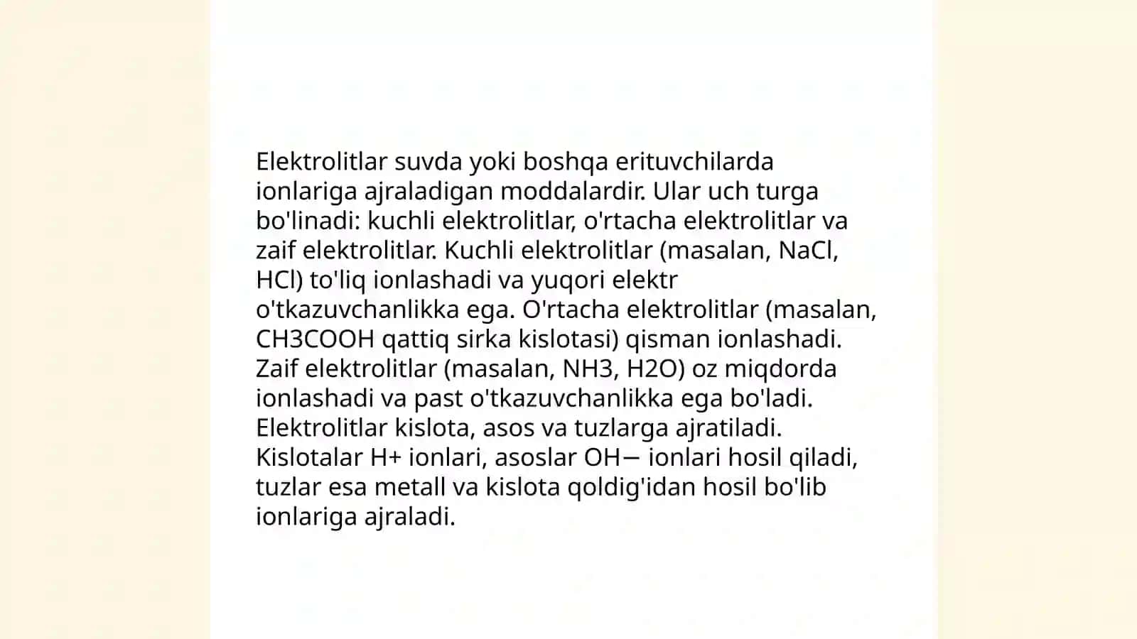 Elektrolitik eritmalarning elektr o’tkazuvchanligi 4