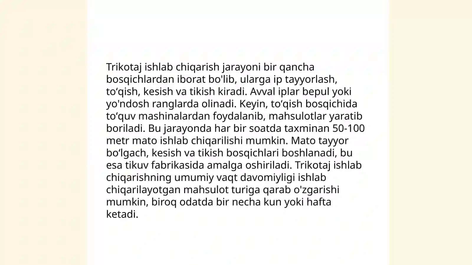 Trikotaj Mashinalarining Tizimlarini O‘rganish 4