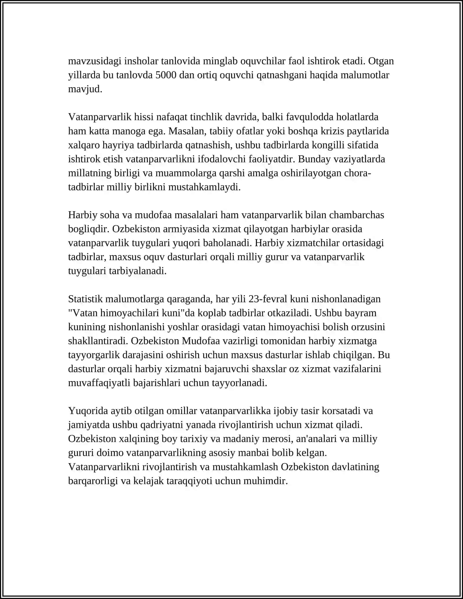 VATAN HIMOYASI MUQADDAS BURCH 4