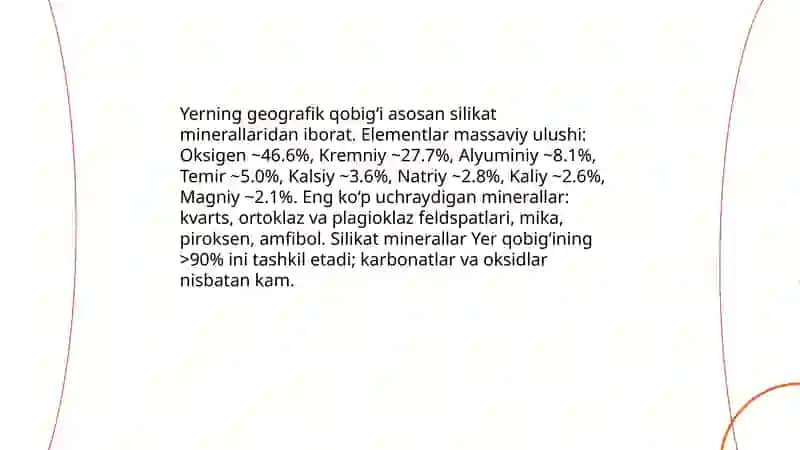 Yerning geografik qobigʼi. Atmosfera 4