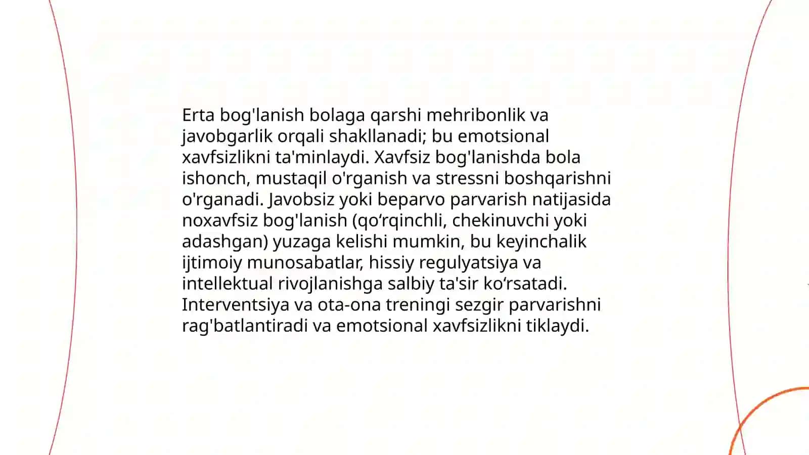 Chaqaloqlik va go'daklik davrining psixologik xususiyatlari 4