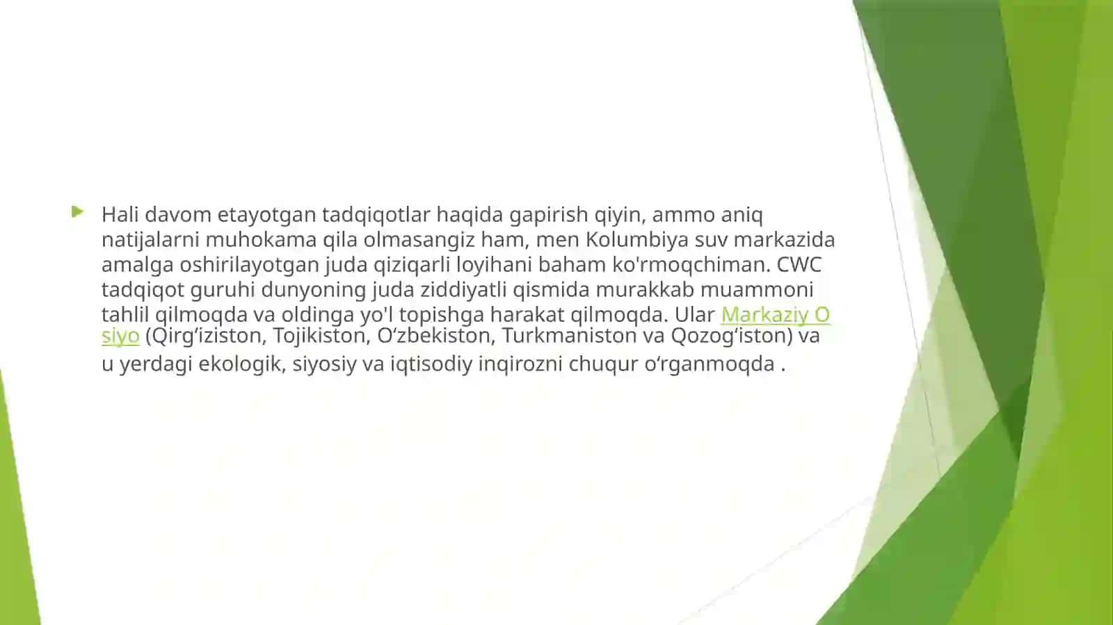 Oʻrta Osiyo suv omborlari 4