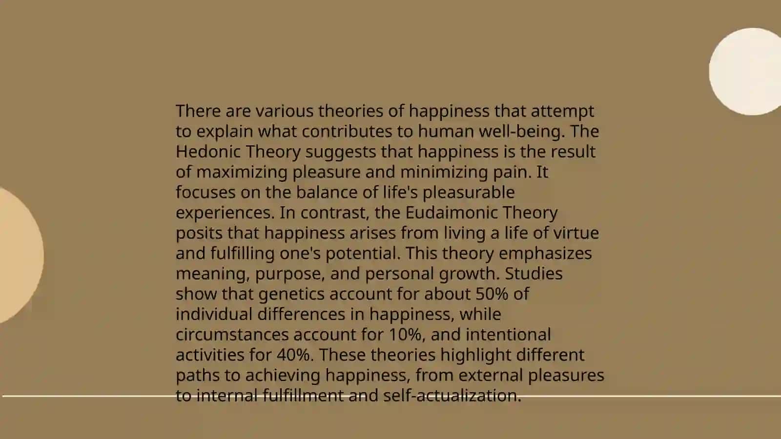 The happiness formula 4