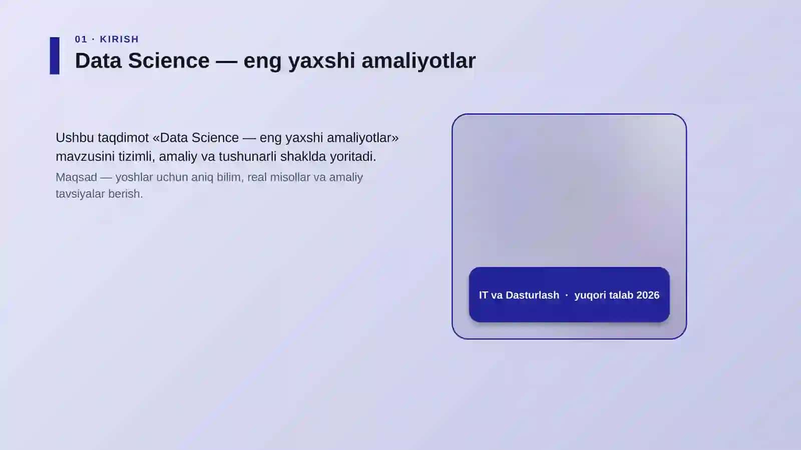 Data Science — eng yaxshi amaliyotlar 4