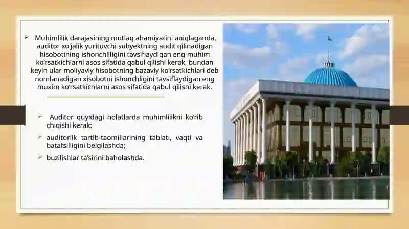 Muhimlilik tushunchasi va uning auditdagi ahamiyati 4