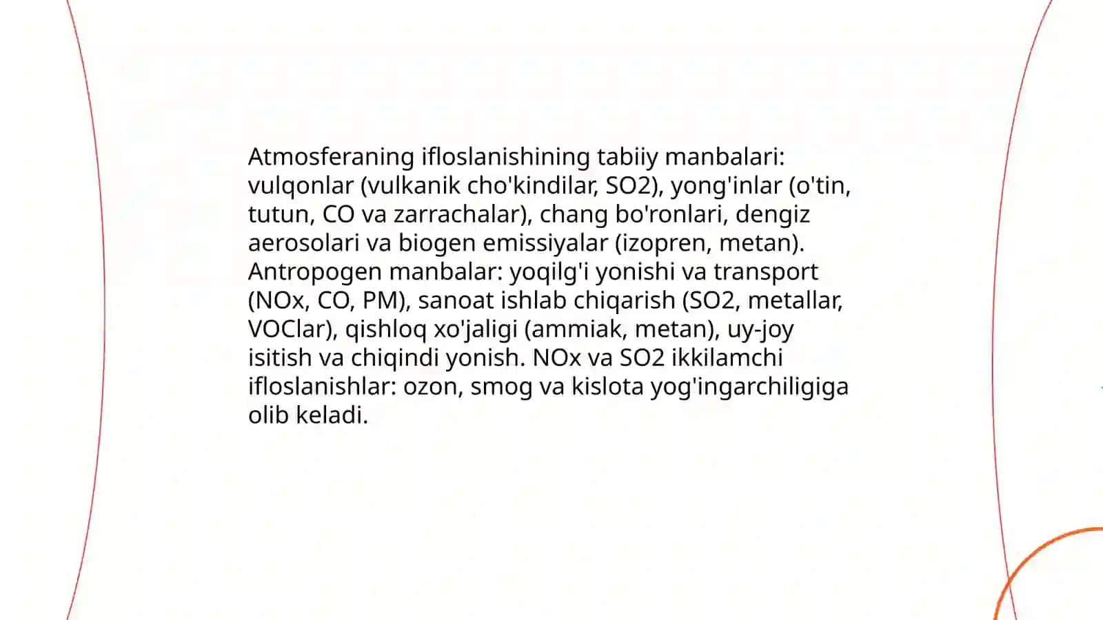 Atmosferaning Ifloslanishi 4