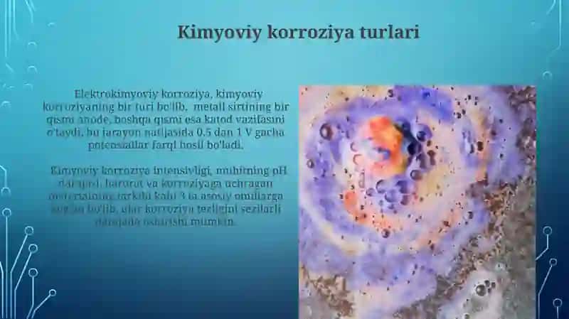 Kimyoviy va Gaz Korroziyasi 4