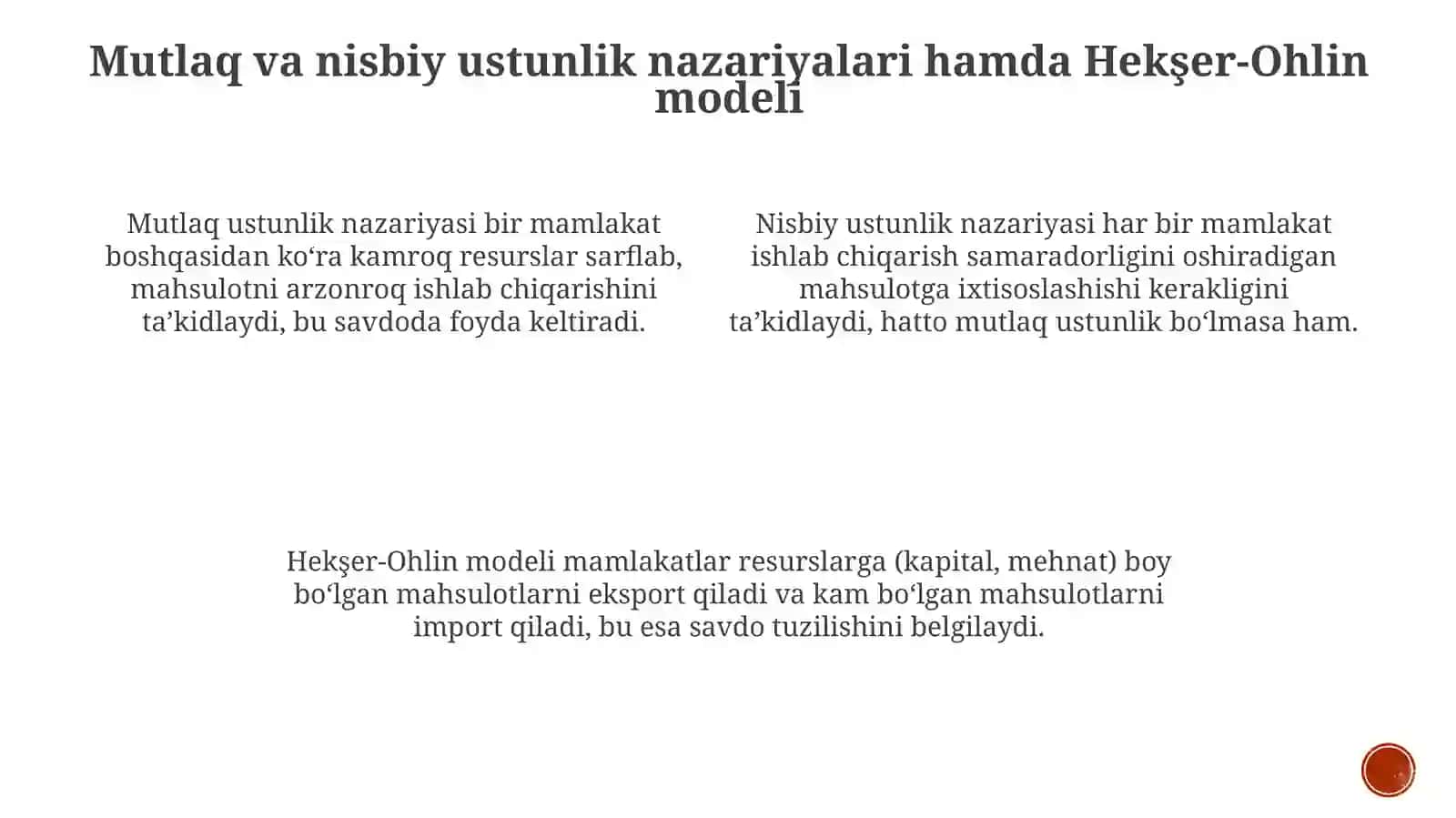Ochiq iqtisodiyot 4