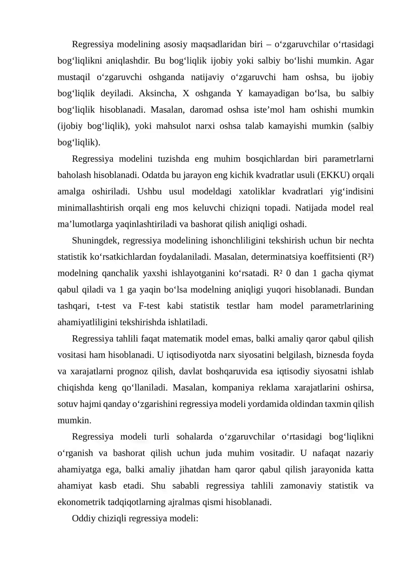 Dummy Indikator o‘zgaruvchilarni Regressiya Modeliga Kiritish 4