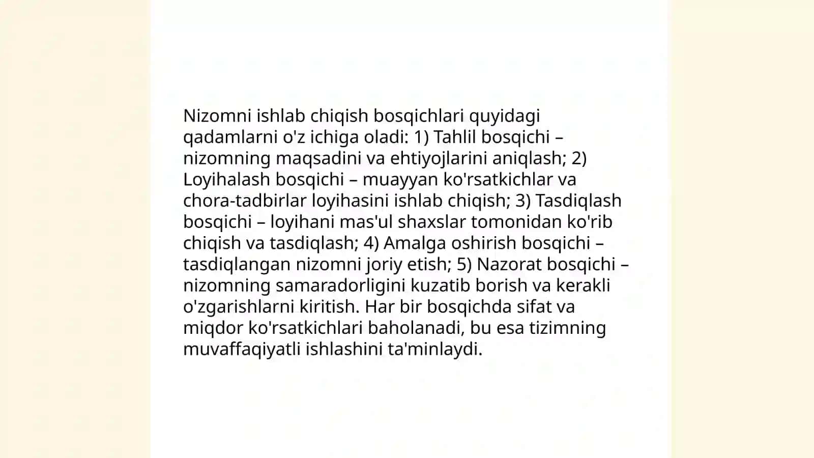 Nizom mavzusida taqdimot 4