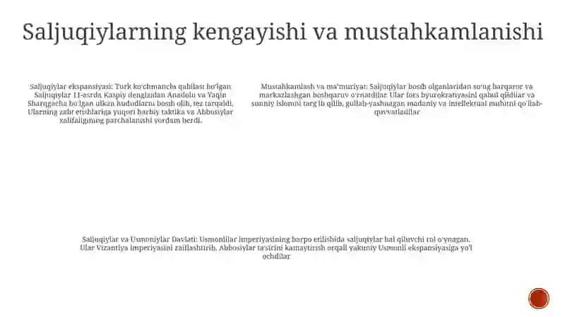 Saljuqiylar Va Usmoniylar Davlati 4