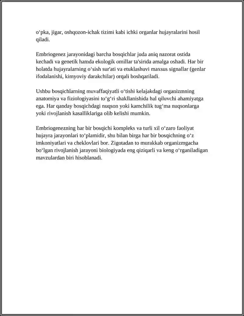 Embriogenez. Teretogen omillar 4