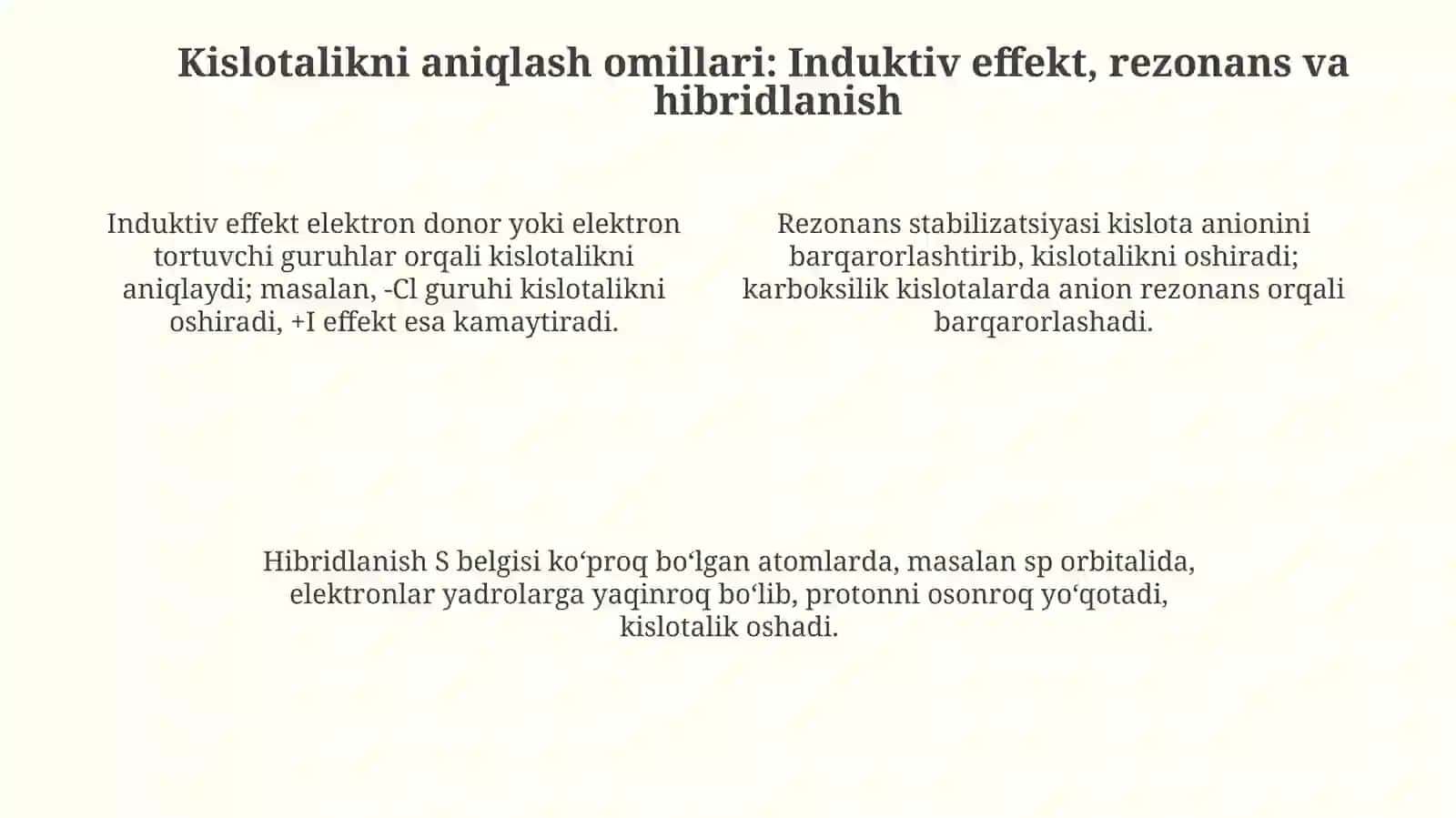 Organik birikmalarning kislotali va asosli xossalari 4