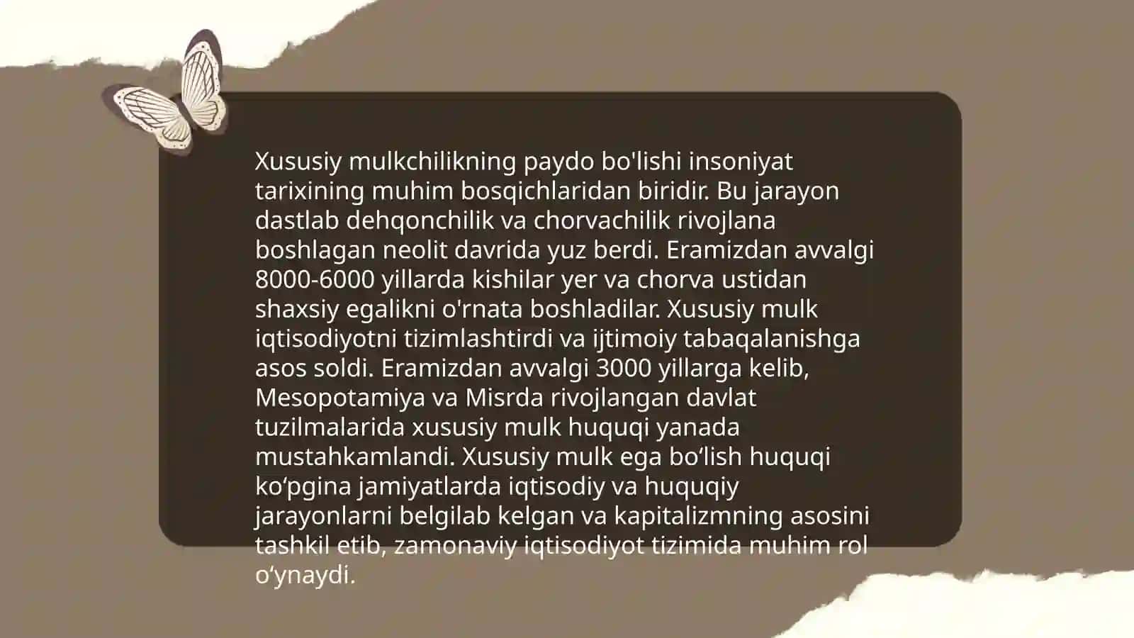 Iqtisodiy Islohotlar va Xususiy Mulkchilik 4