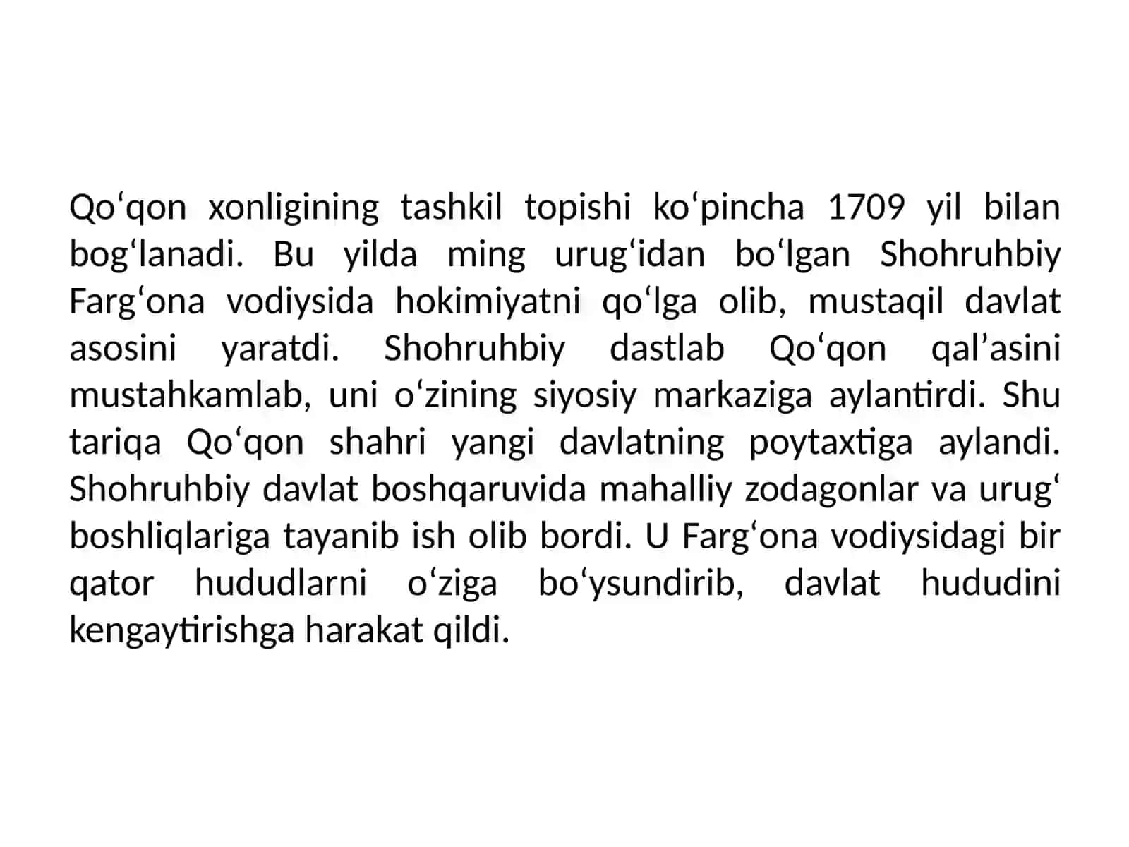 Qoʻqonxonligining tashkiltopishi 4