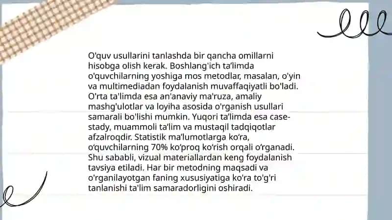Tarbiyaning umumiy metodlari 4