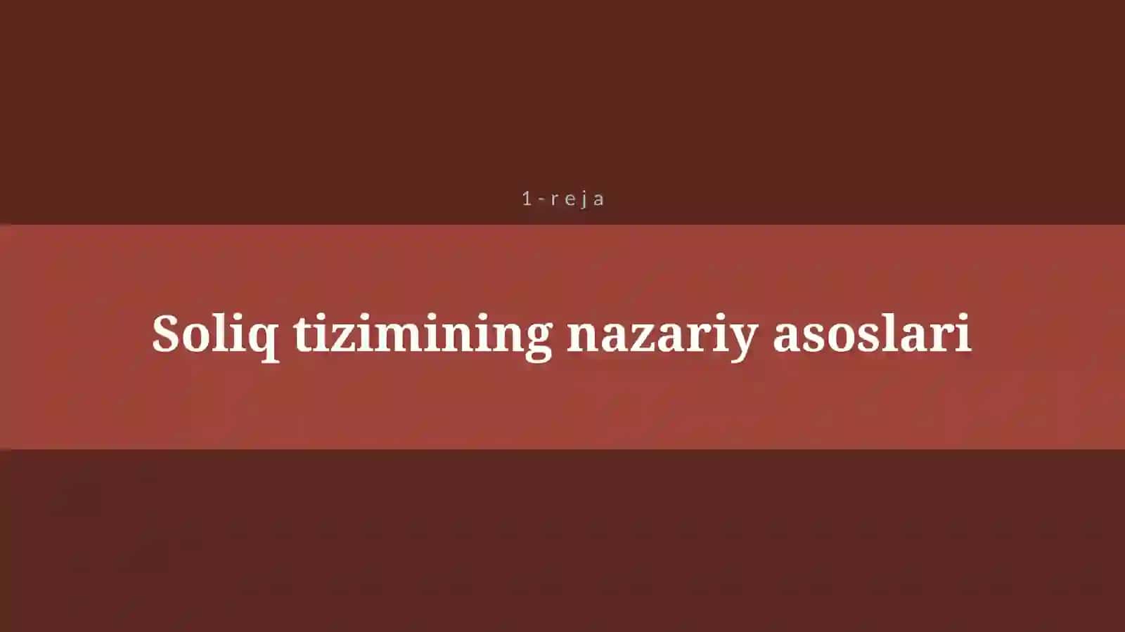 O`ZBEKISTON SOLIQ SIYOSATI 4
