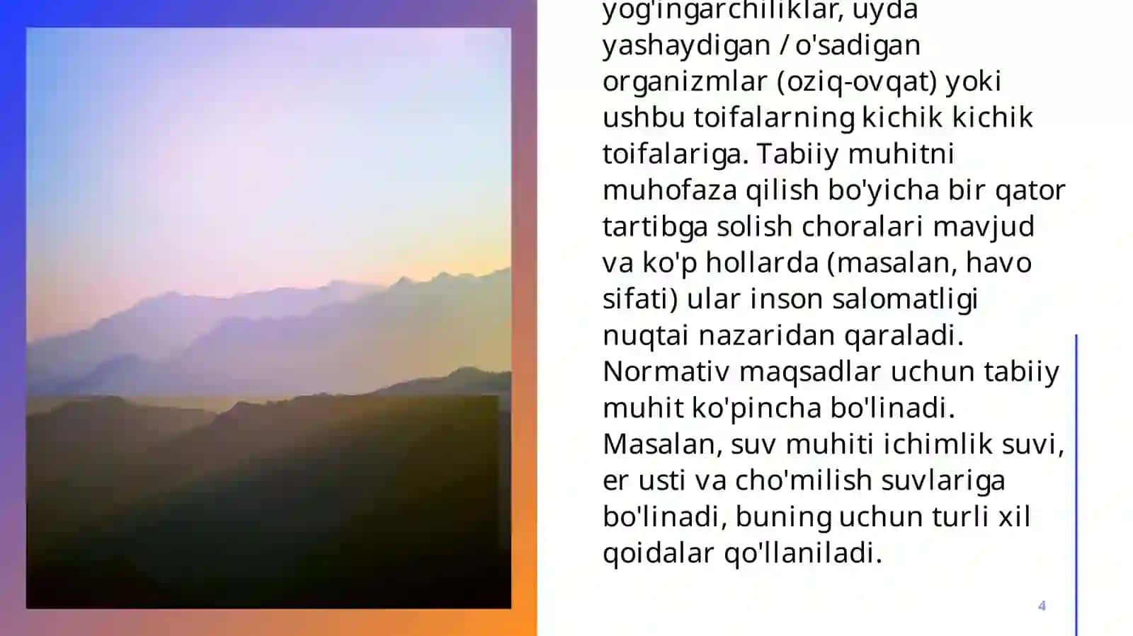 Atrof-muhitomillarining uzatilishi va ta'siri 4