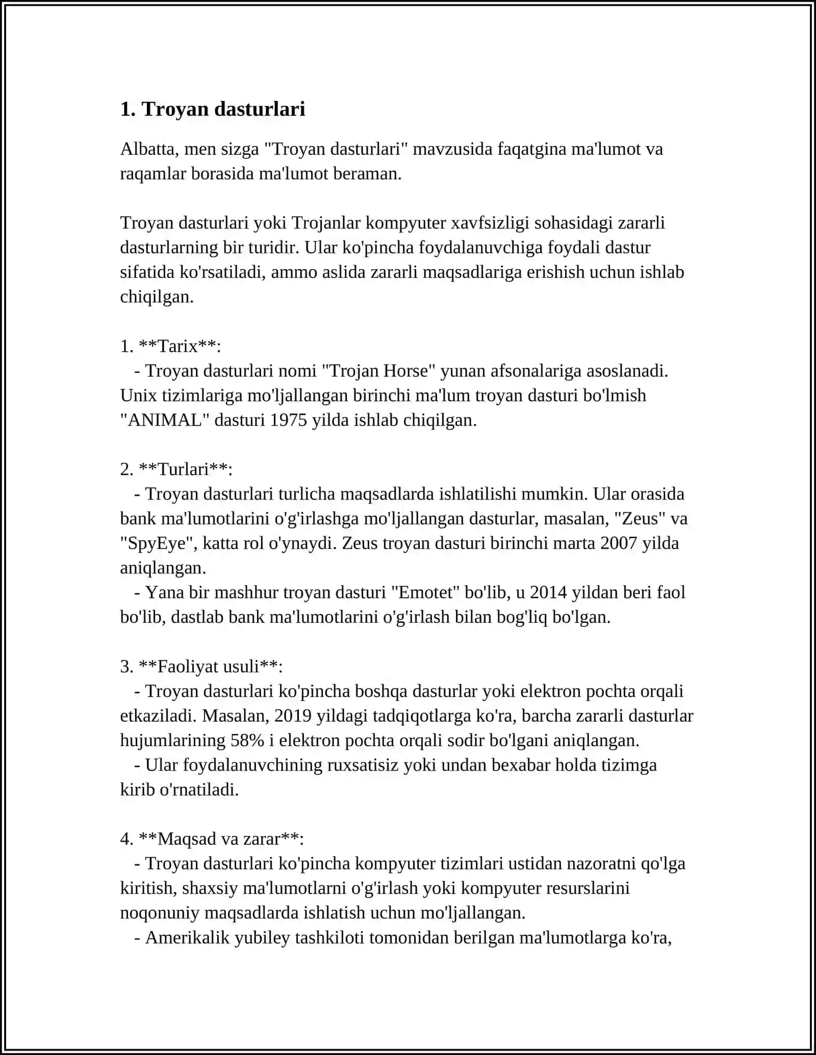 ZARARLI DASTURIY VOSITALAR KLASSIFIKATSIYASI VA XIMOYA USULLARI 4