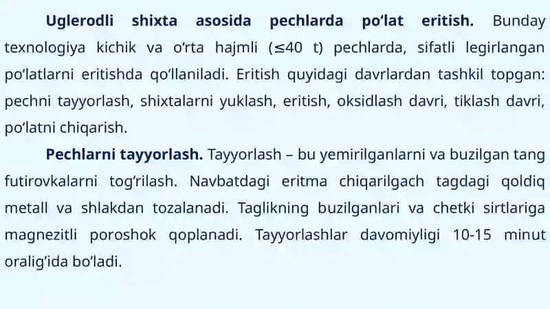 ELEKTR YOY PECHLARI ISH REJIMLARI VA XARAKTERISTIKALARI 4