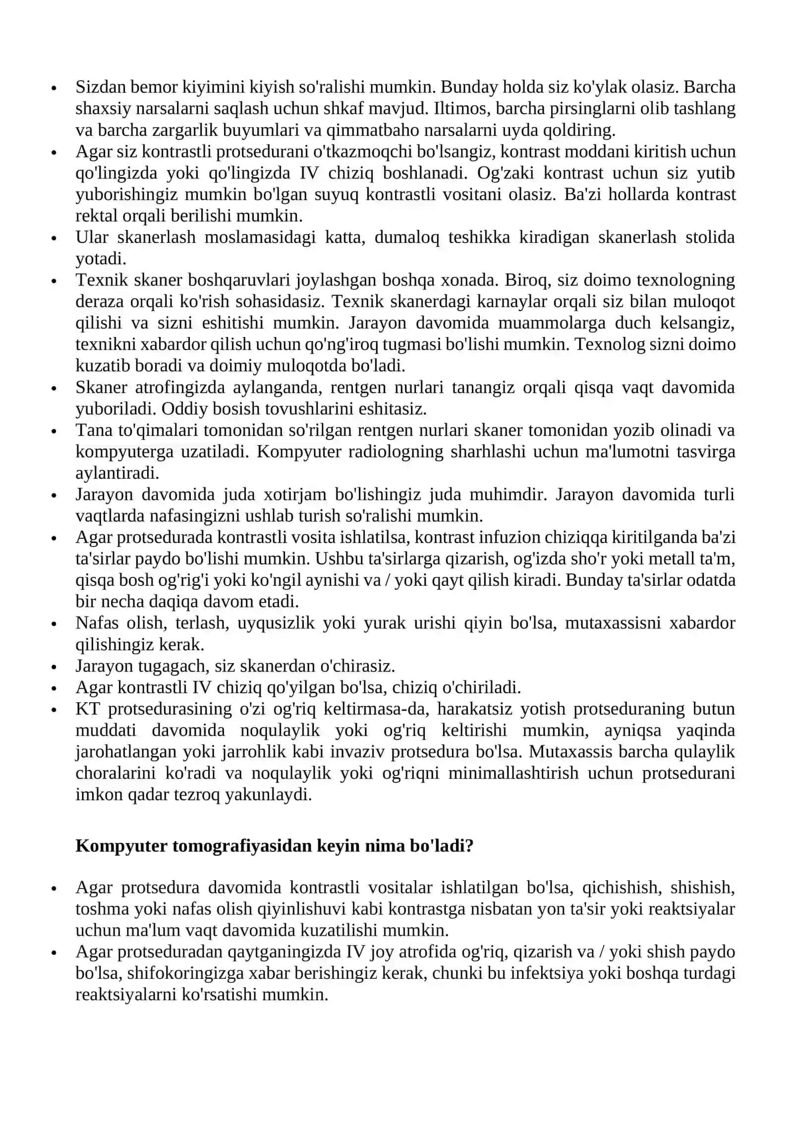 Kompyuter tomografiyasi (KT). 4
