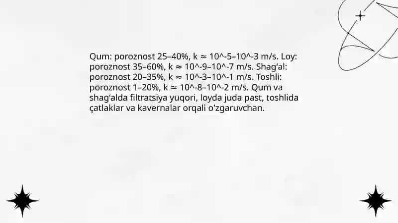 Filtratsiya koeffitsiyenti 4
