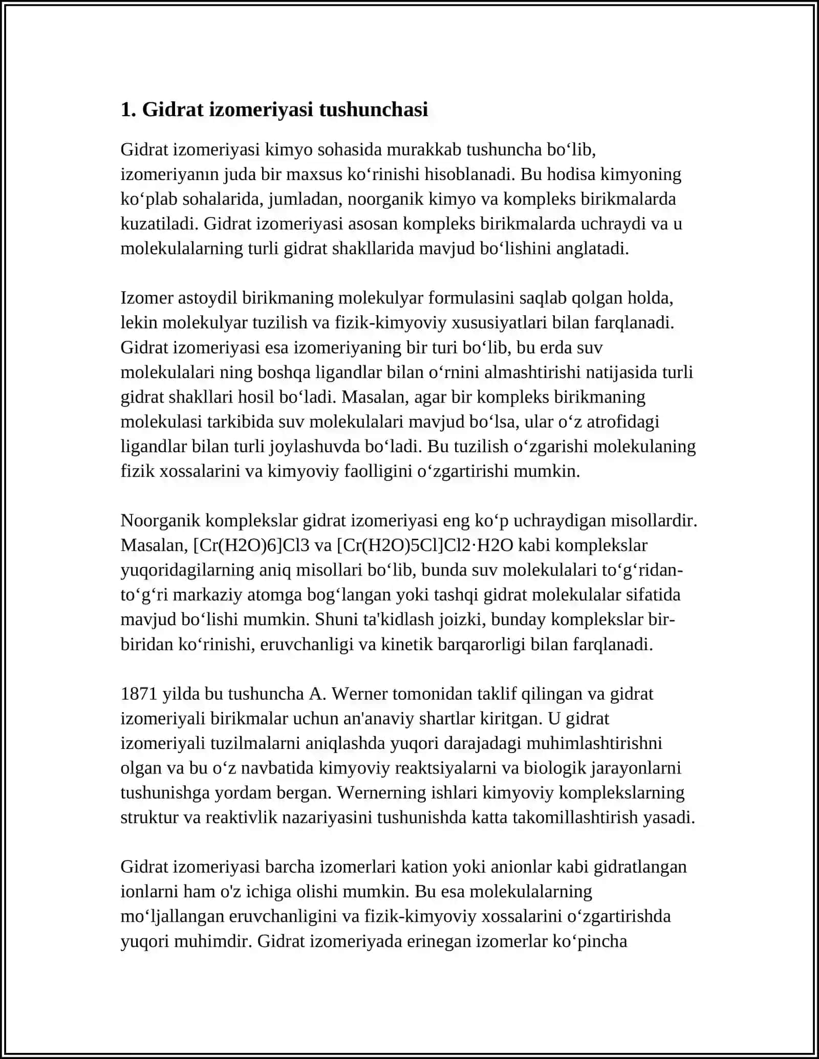 Gidrat Izomeriyasi 4