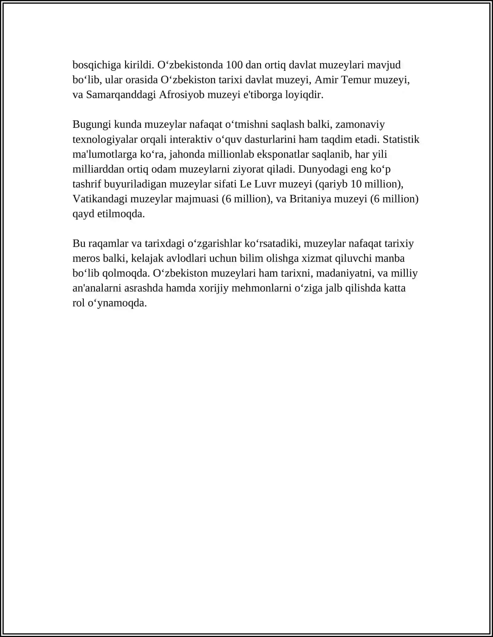 MUSEUMS AND LIBRARIES 4