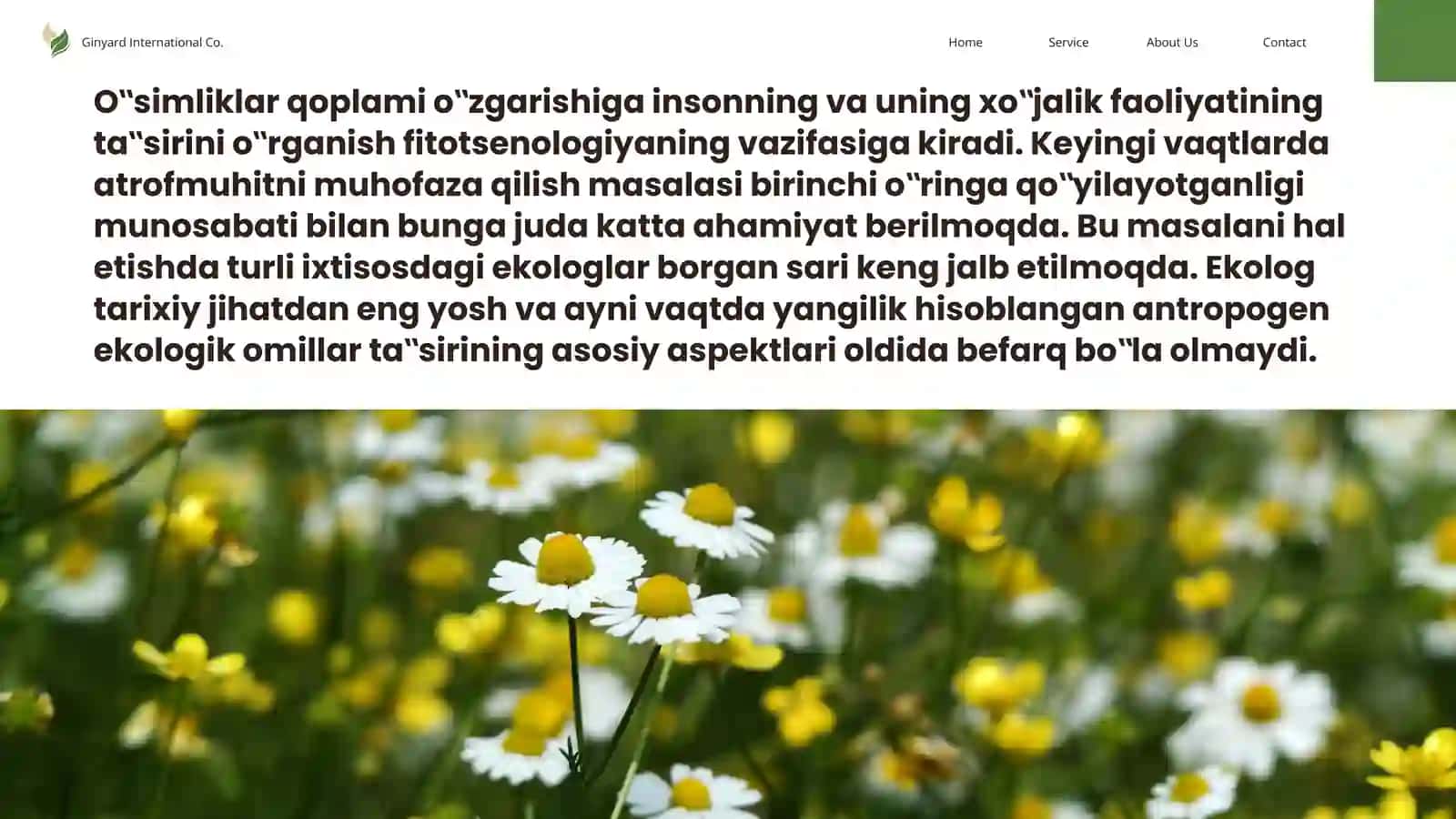 Hozirgi zamon insonlarni o‘simliklarga taʼsirini o‘rganish 4