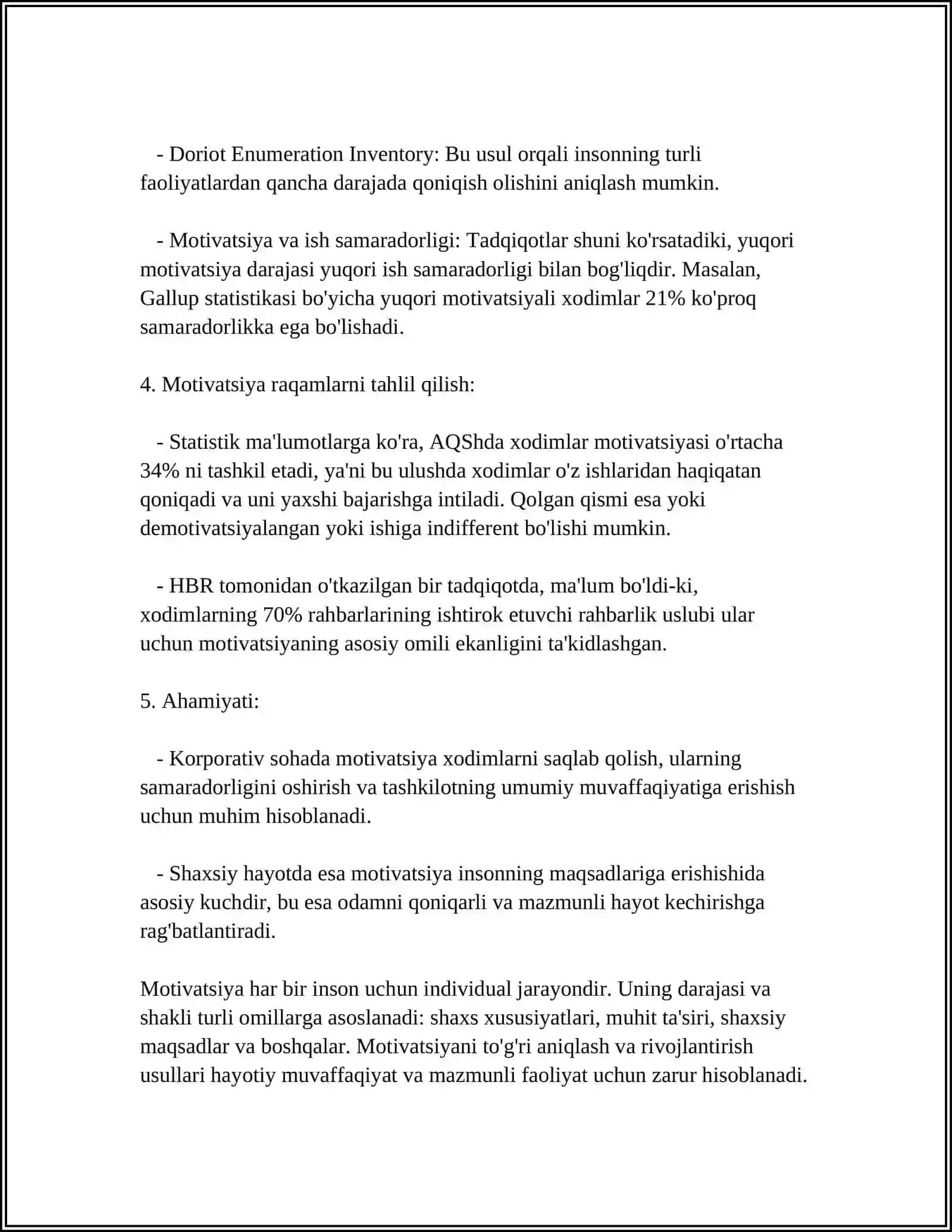 MOTIVATSIYA DIAGNOSTIKASI 4