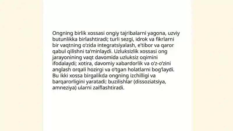 Ong haqida tushuncha va uning xossalari 4