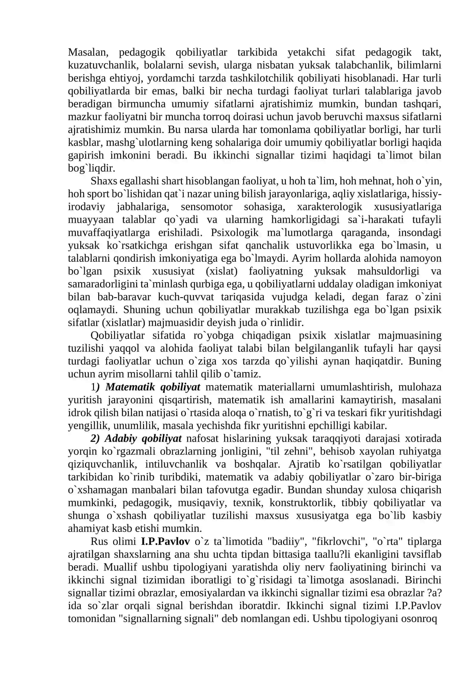 Qobiliyatlar haqida tushuncha 4