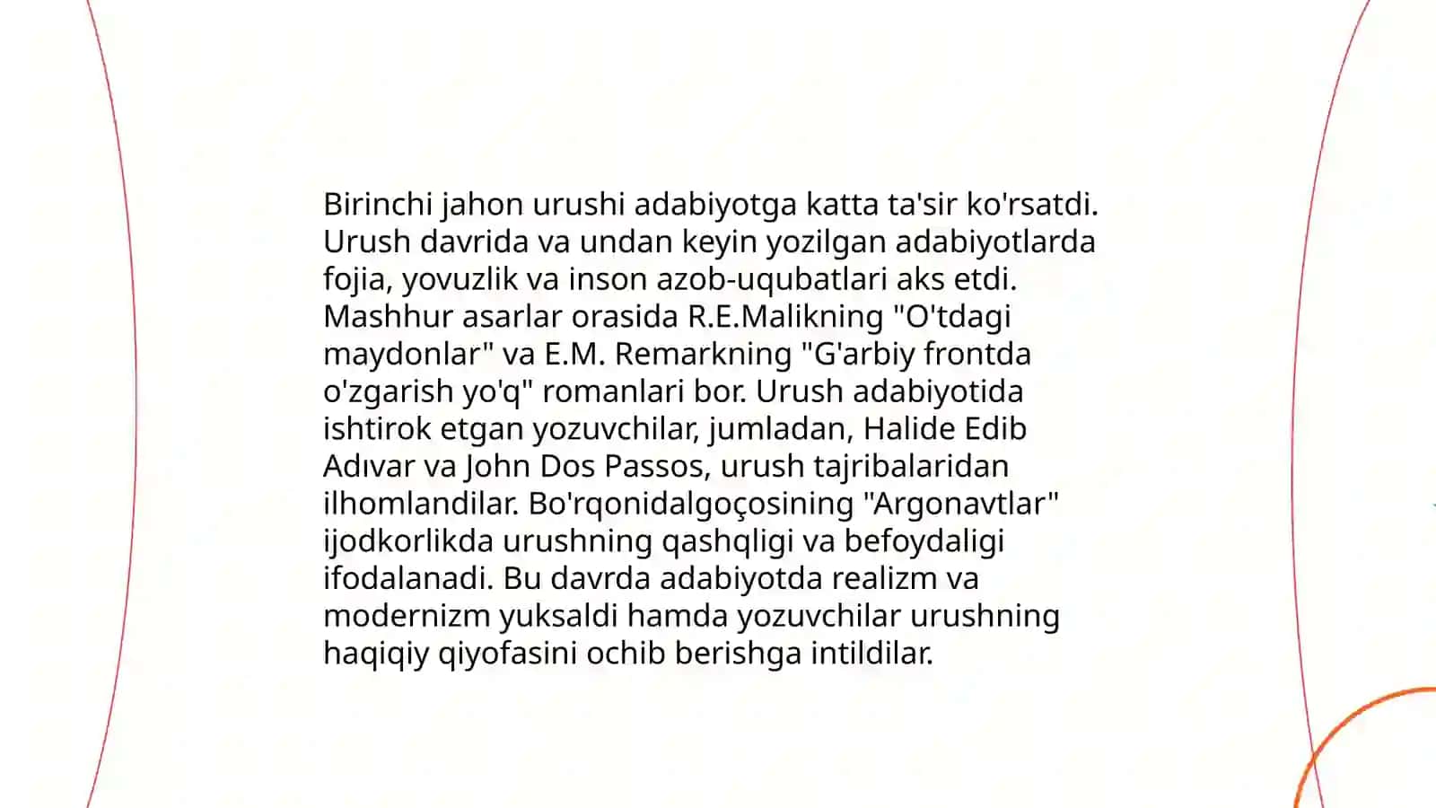 Amerika adabiyotida yo’qotilgan avlod 4