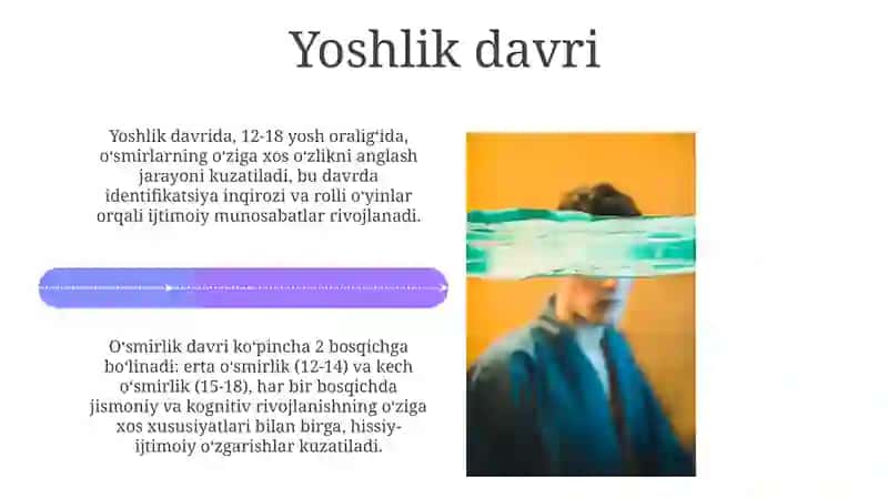 Shaxsning psixik rivojlanishi 4