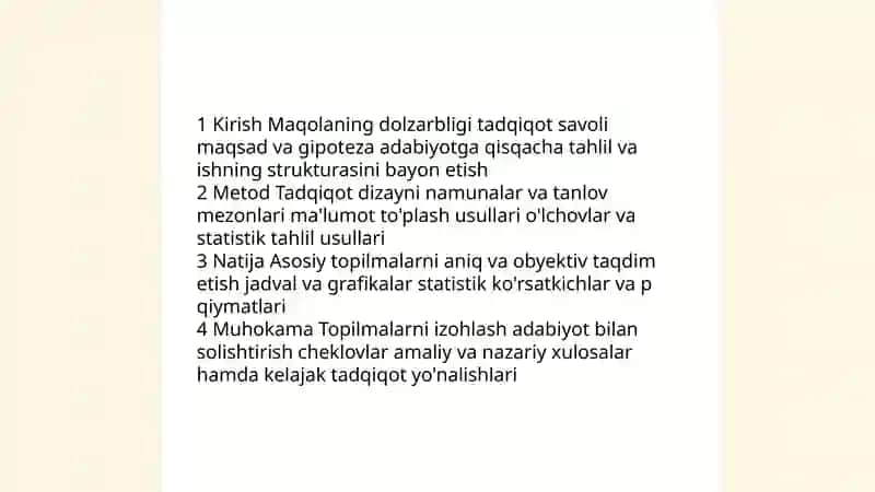Akademik yozish asoslari 4