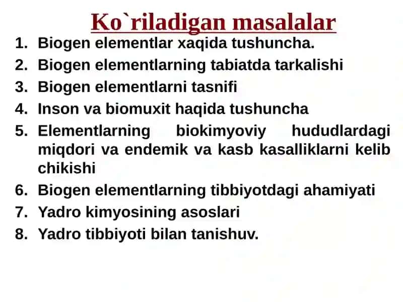 Tibbiy kimyoga kirish 4