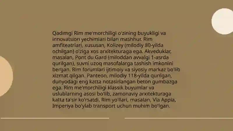 Qadimgi Rim madaniyati 4