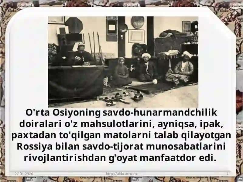 O'ZBEK XONLIKLARI VA RASSIYA IMPERIYASI MUNOSABATLARI 4