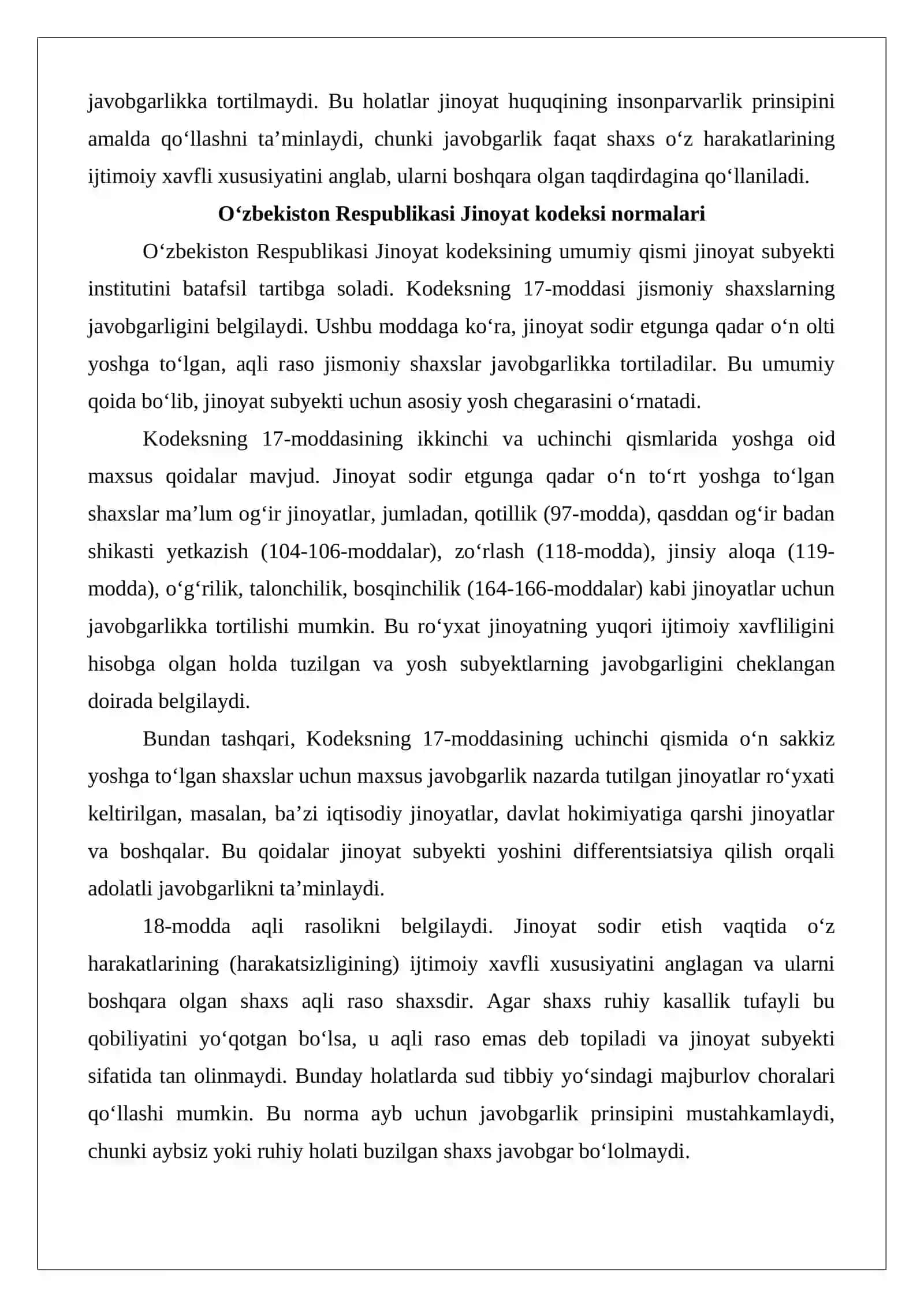 Jinoyatning subyekti 4