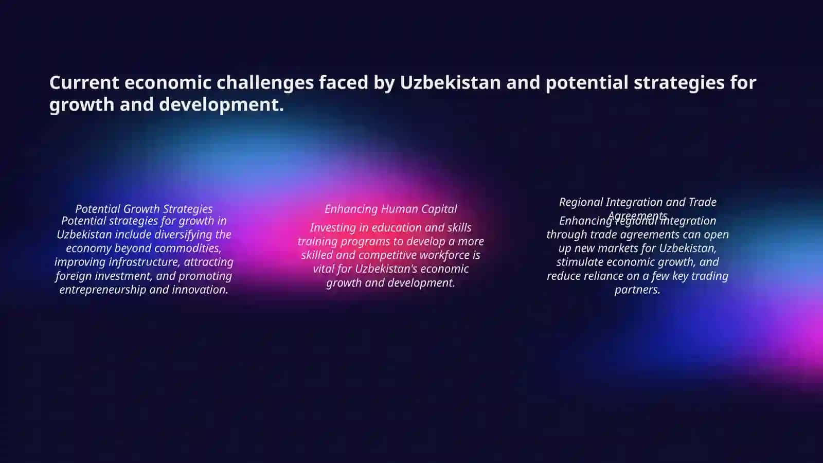 Economy of Uzbekistan 4