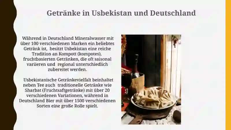 Usbekische und deutsche Küche 4