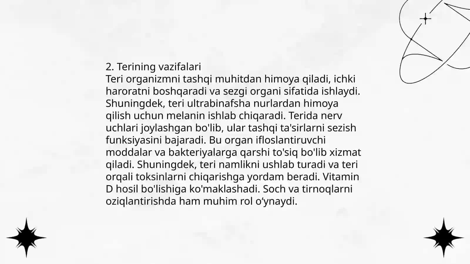 Teri va uning hosilalari 4