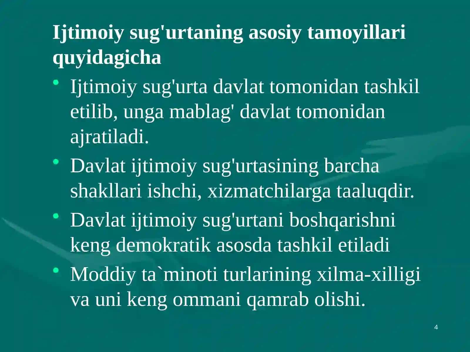 Mehnat qobiliyatini aniqlash bo`yicha vrachlik ekspertizasi 4
