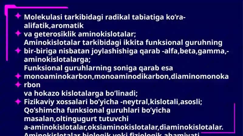 Aminokislotalar 4
