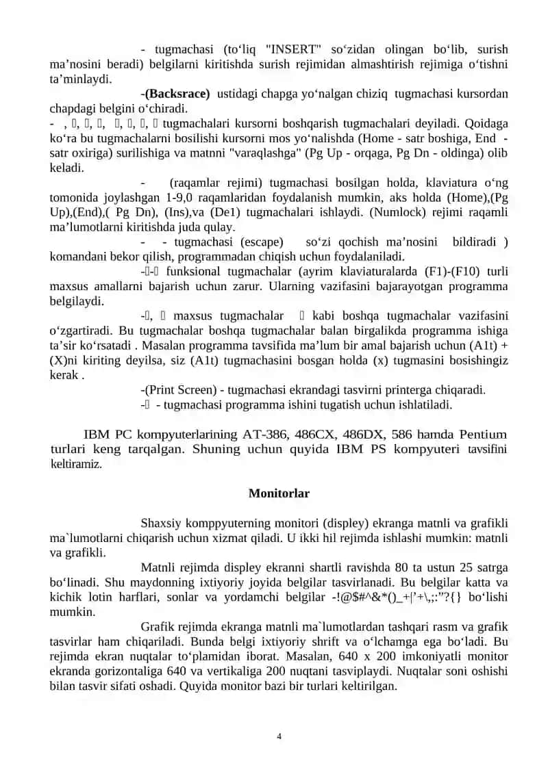 Shaxsiy kompyuter 4