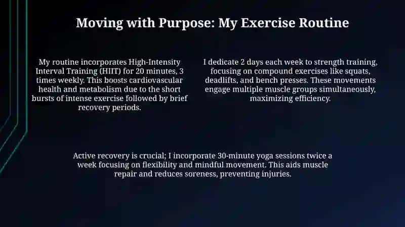 How I stay healthy and active 4
