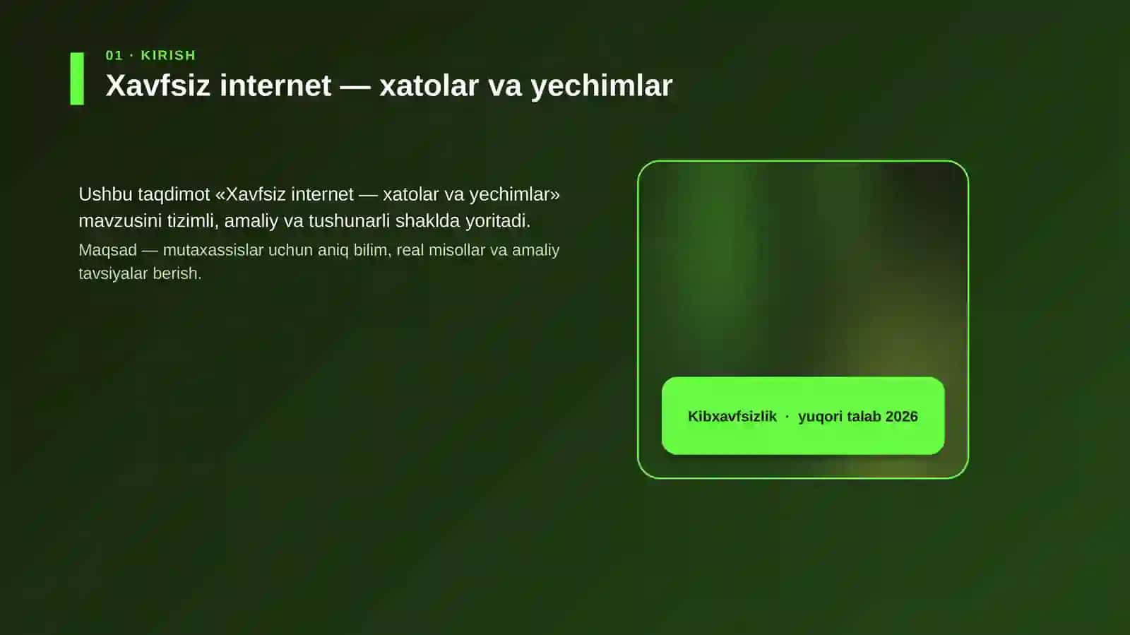 Xavfsiz internet — xatolar va yechimlar 4