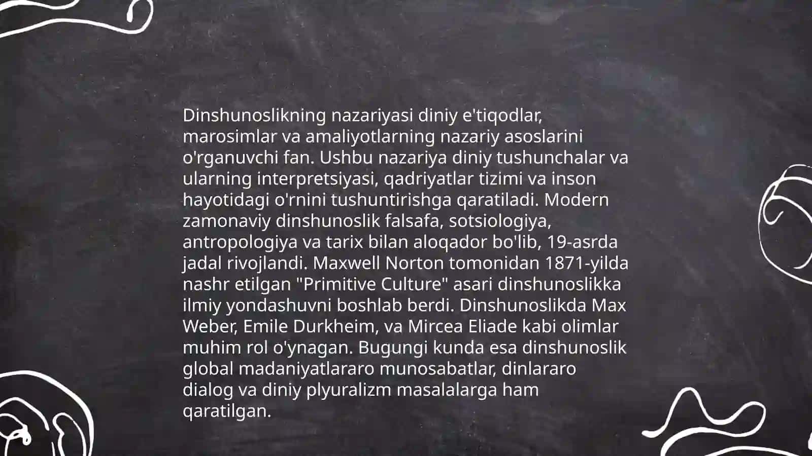 Dinshunoslikning paydo bo'lishi 4