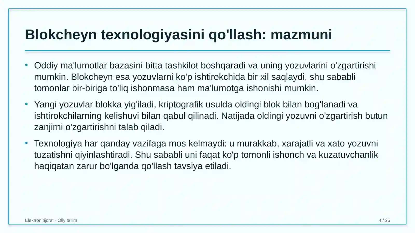 Avtomobilsozlik sanoatida blokcheyn texnologiyasini qo'llash 4