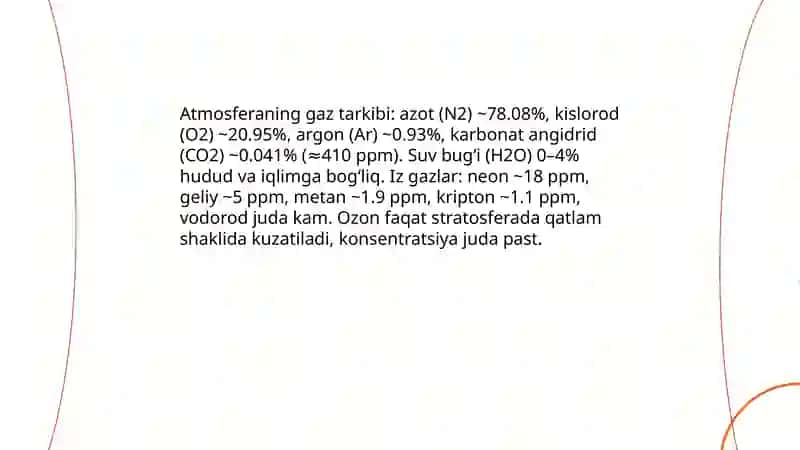 Atmosfera va uning tuzilishi 4